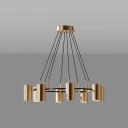 Loft Industry Modern - Brass Bank Chandelier